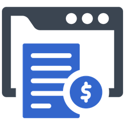 Pagamento de blog  Ícone