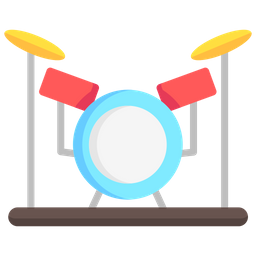 Drum Set  Icon