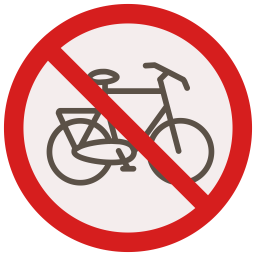 Pas de vélo  Icône