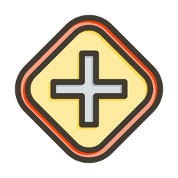 Crossways sign  Icon