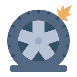 Flat Tire  Icon