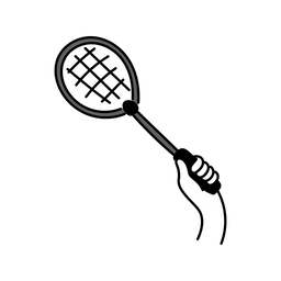 Badminton Racket  Icon