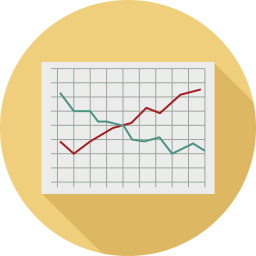 Chart, graphs  Icon