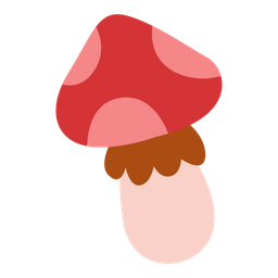 Mushroom Seasonal Fungi Foraging Icon