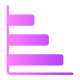 Gráfico de barras  Ícone