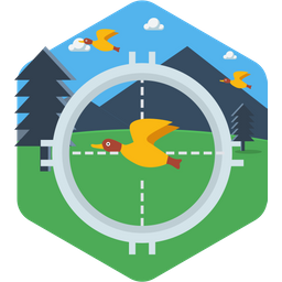 Bird hunting  Icon