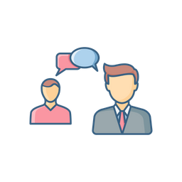 Business conversation  Icon