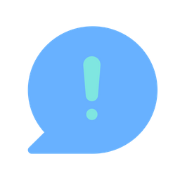 Chat exclamation  Icon