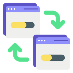 Transferência de dados  Ícone