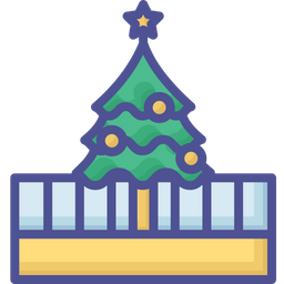 Capturing Yuletide Charm through Christmas Decoration Tree  Icon