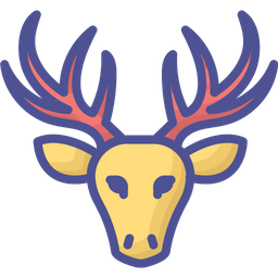 Enchanted Reindeer Mythical Creatures Holiday Magic Icon