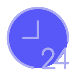 Open 24 Hours  Icon