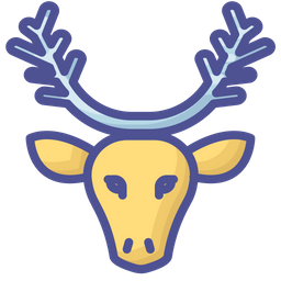 Captivating Christmas Deer  Icon