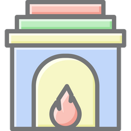 Cozy Christmas Fireplace  Icon