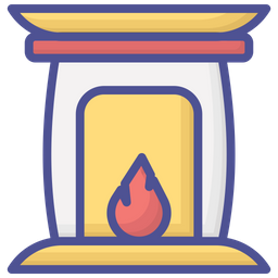 Cozy Christmas Fireplace Haven  Icon