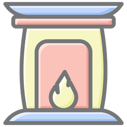 Cozy Christmas Fireplace Haven  Icon