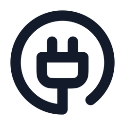 Circle-plug-alt  Icon