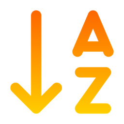 Arrow-down-a-z  Icon