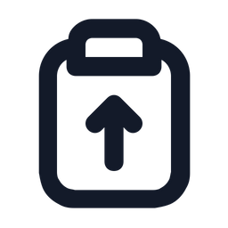 Clipboard-arrow-up  Icon