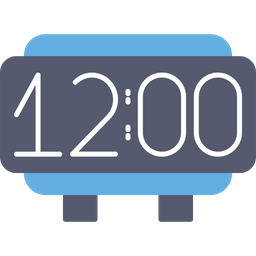 Digital clock  Icon