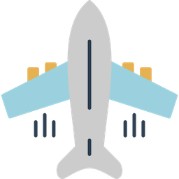 Flying airplane  Icon