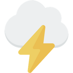 Cloud bolt  Icon