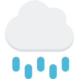 Cloud drizzle  Icon