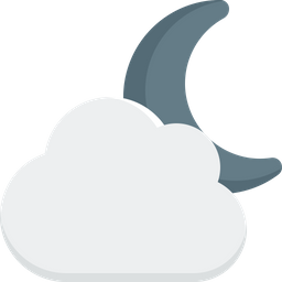 Cloud moon  Icon