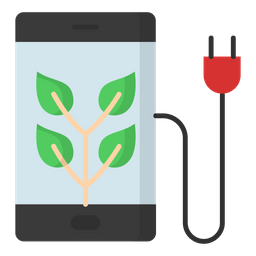 Eco Mobile Charging  Icon