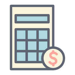 Calculation money buget  Icon