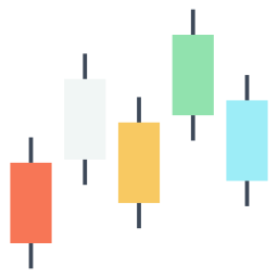 Candlestick chart  Icon