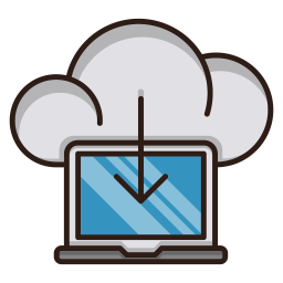 Download from cloud  Icon