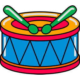 Kids toy drum  Icon