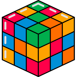 Kids toy rubik  Icon