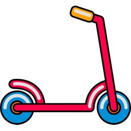 Kids toy scooter  Icon