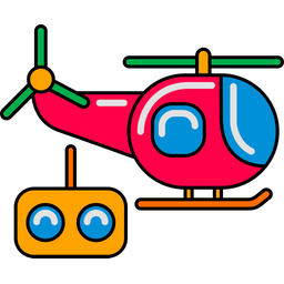 Kids toy helicopter  Icon