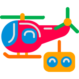 Kids toy helicopter  Icon