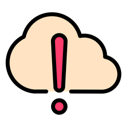 Cloud warning  Icon