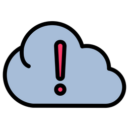 Cloud warning  Icon