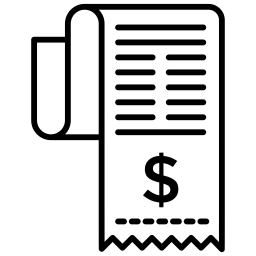 Abrechnungsblatt  Symbol