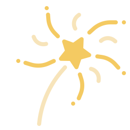 Feuerwerk  Symbol