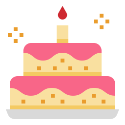 Kuchen geburtstag  Symbol