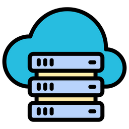 Cloud database  Icon