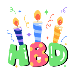 Birthday Candles  Icon