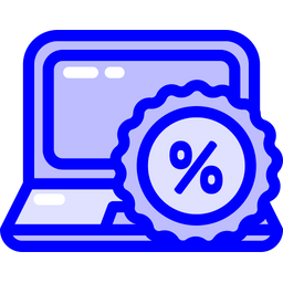 Laptop discount  Icon