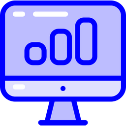 Online sales graph  Icon