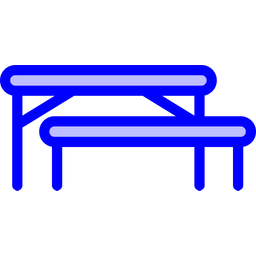 Beer garden table  Icon