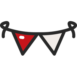 Bunting flag  Icon