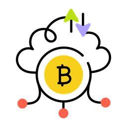 Bitcoin Cloud  Icon