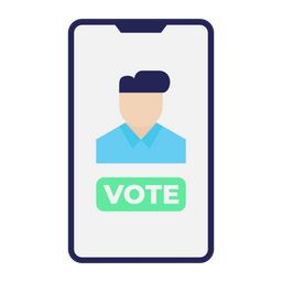 Votacion En Linea Eleccion En Linea Sitio Web De Votacion Icono